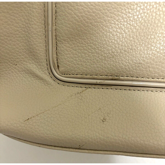 Steve Madden Faux Leather Tote Bag Beige Crossbody Convertible - Picture 4 of 11